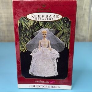 Hallmark Keepsake Ornament Wedding Day Barbie Handcrafted & Dated 1997
